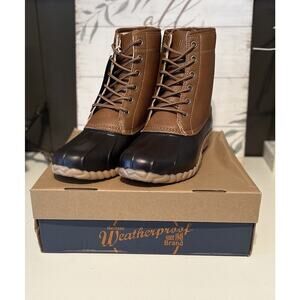 JBU Men's Maine Duck Boots Waterproof Tan Size 10 New